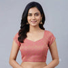 IVY | Pink | Banarsi Blouse