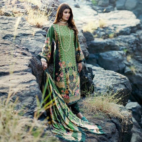 Unstitched Soft Georgette Suit