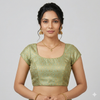 APPLE GREEN  | BANARASI | BLOUSE