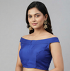 ALIA | CAPRI BLUE TAFFETA SILK | BLOUSE
