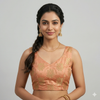 PEACH | BROCADE | BLOUSE