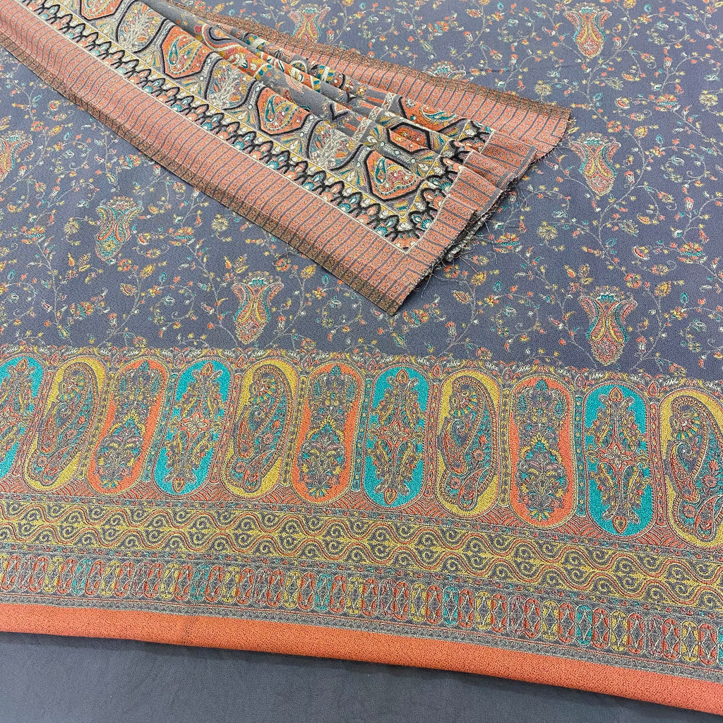 Designer Self Print Alpine Floral Garam Suit