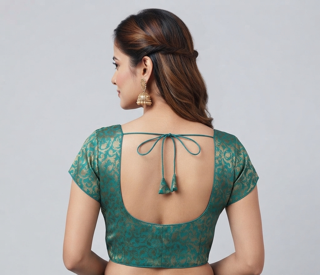 IVY | Jade Banarsi Blouse