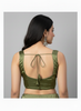 OLIVE GREEN | SATIN | BLOUSE