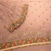 Georgette Suit with Floral Threadwork Embroidery (D35)