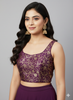Purple | BROCADE | BLOUSE