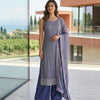 Unstitched Soft Faux Shimmer Silk Suit