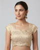 IVY | WHITE| BANARASI BLOUSE