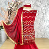 Unstitched Soft Polyester Crepe Suit