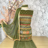 Unstitched Soft Polyester Crepe Suit