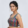 TEAL MULTICOLOURED | BANARASI SILK | BLOUSE