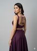 PURPLE | SATIN | BLOUSE