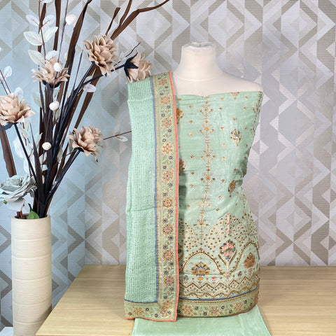 Designer Luxury Floral Print Alpine Suit (G12)