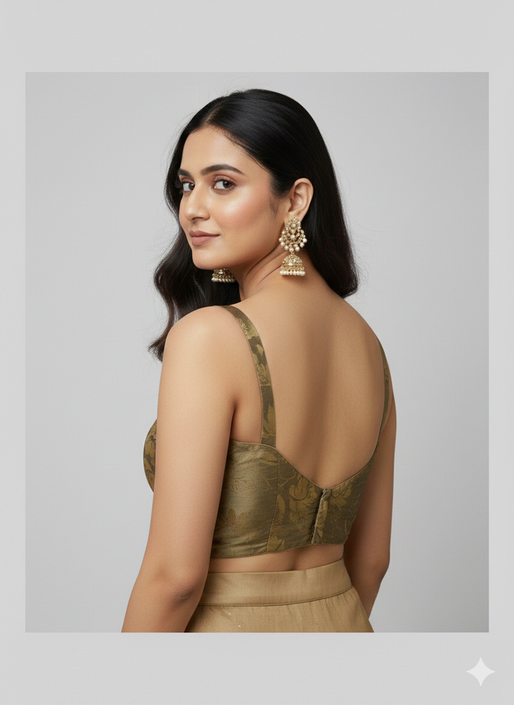 GREYISH BRONZE | PURE SILK | BLOUSE