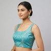 BLUE | BANARASI | BLOUSE