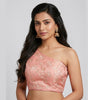 PEACH PINK  | BROCADE | BLOUSE