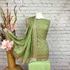 Unstitched Soft Faux Silk Suit