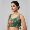 FERN GREEN  | GEORGETTE | BLOUSE
