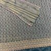 Unstitched Soft Faux Shimmer Silk Suit