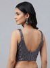 SIENNA | GREY SEQUIN BLOUSE