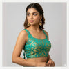 AQUAMARINE | BROCADE | BLOUSE