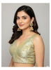 MINT WITH GOLD| BROCADE | BLOUSE