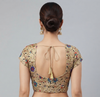 GOLD MULTICOLOURED | FAUX RAW SILK | BLOUSE