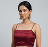 AMAARI | MAROON SATIN | BLOUSE