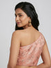 PEACH PINK  | BROCADE | BLOUSE