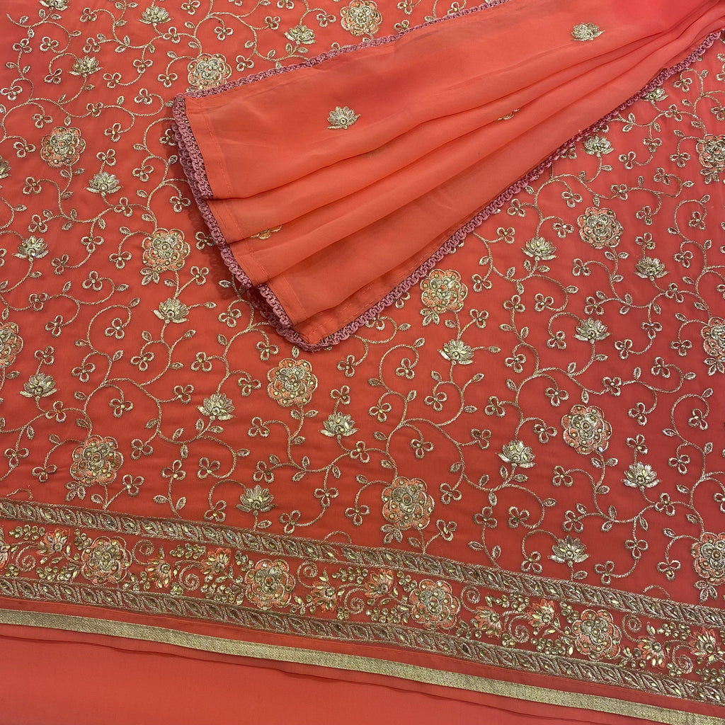 Unstitched Soft Georgette Suit