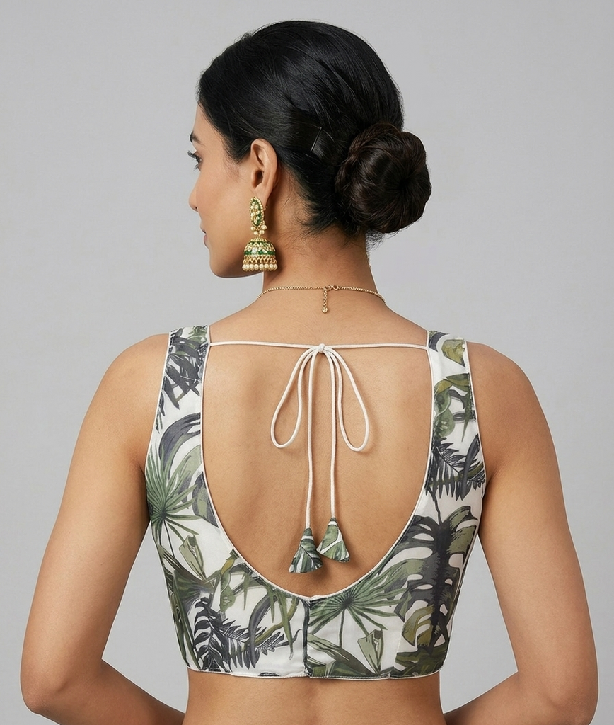 OFF WHITE | GEORGETTE | BLOUSE