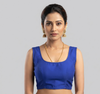 ALIA | CAPRI BLUE TAFFETA SILK | BLOUSE