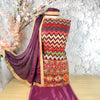 Unstitched Soft Polyester Crepe Suit