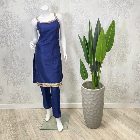 AUTOGRAPH | Duck Egg Blue Plain Pajami & Trouser Suit