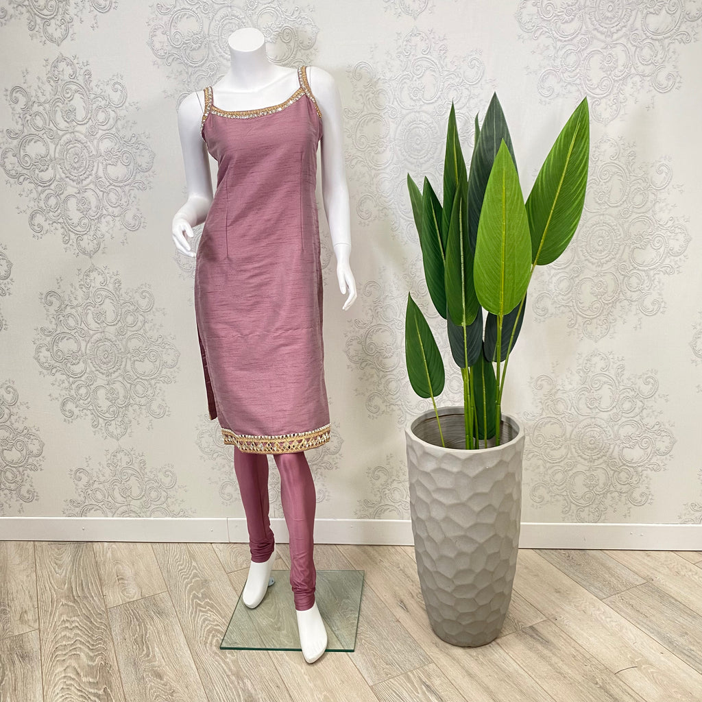 SIGNATURE | Mauve Pajami & Trouser Suit