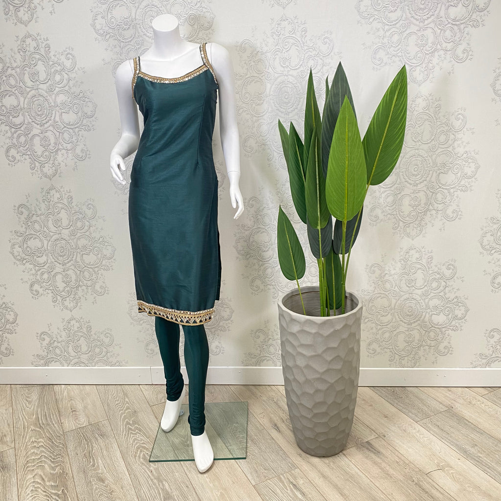 SIGNATURE | Teal Pajami & Trouser Suit