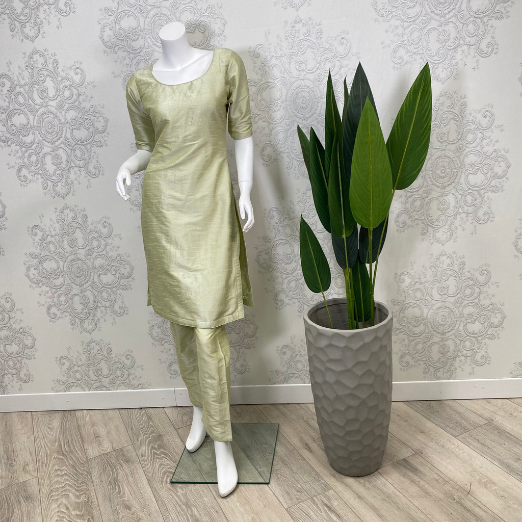 AUTOGRAPH | French Gold Plain Pajami & Trouser Suit