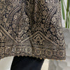 FLORENTINA | Black Ornate Brocade Frock Suit