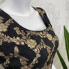 FIORA | Black Ornate Brocade Trouser and Pajami Suit