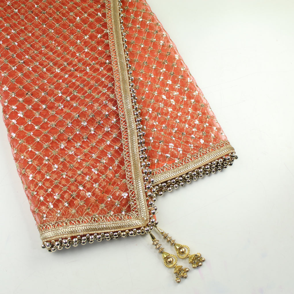 THE SHREYA DUPATTA - ORANGE