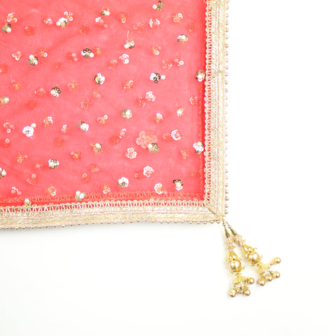 THE SHREYA DUPATTA - SAGE GREEN