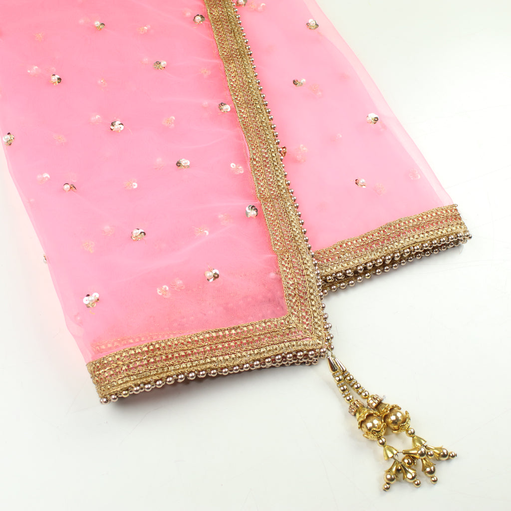 THE DONNA DUPATTA - CANDY PINK