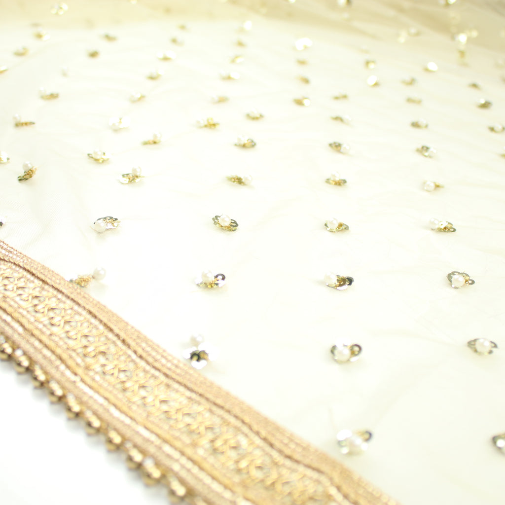 THE DONNA DUPATTA - BEIGE