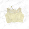 RAAS | CREAMY BEIGE EMBROIDERED LACE BLOUSE