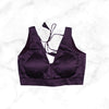 NORA | PLUM SATIN BLOUSE