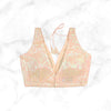 SIENNA | PEACH SEQUIN BLOUSE