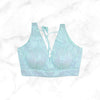 SIENNA | AQUA BLUE SEQUIN BLOUSE