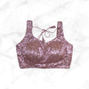 SIENNA | MAUVE SEQUIN BLOUSE