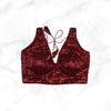 SIENNA | MAROON SEQUIN BLOUSE