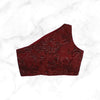 AVAANI | DEEP WINE BROCADE BLOUSE